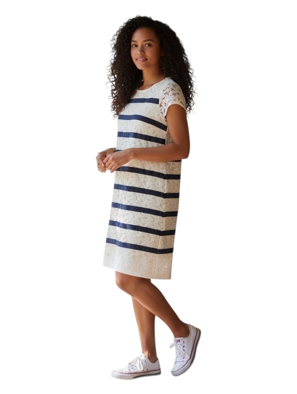 Vineyard Vines NWT Anchor Lace Shift Dress Size 8 in Marshmallow Retail $128